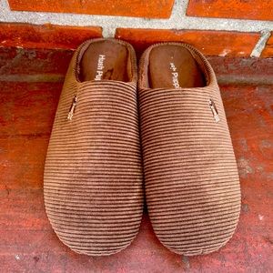 Hush Puppies Reid Mens Slippers Brown 44 size